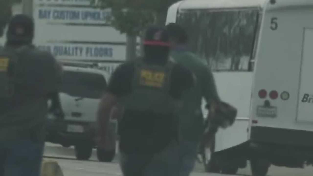 In LA, an illegal immigrant father of marines threatens ICE with weed trimmer.
