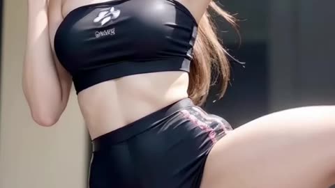 [ AI 4K ZONE ] Ai Art Lookbook Kickboxing Female Body and MUSIC
