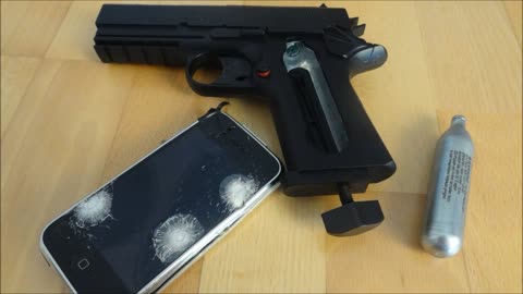 #iPhone 2G vs Gas Gun - 1st Generation iPhone