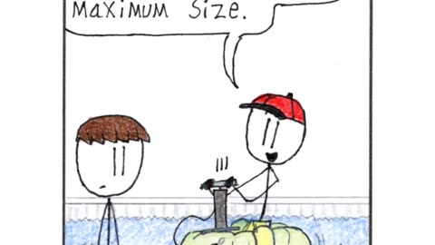 Sticky Shorts: Swimming in the Pool (Stick-y Humor Comic Video)