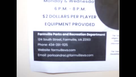 You can play Pickle Ball at the Sports Arena