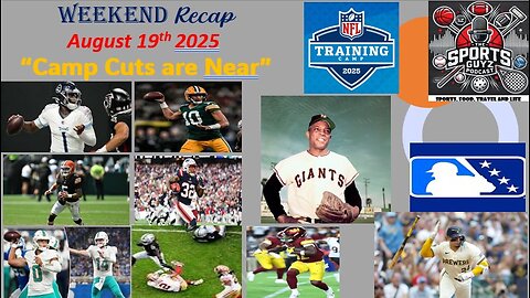 Cutdown Week in NFL - Weekend Recap - August 19th 2025 | The Sports Guyz
