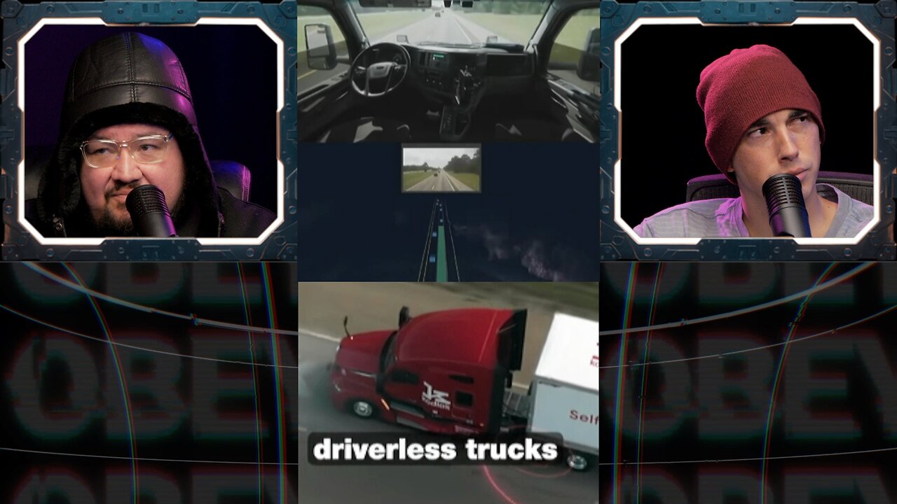 ⚠️ON the ROAD NOW - Self Driving SEMIS Delivery Trucks and DRIVERLESS Public Transportation BUS⚠️