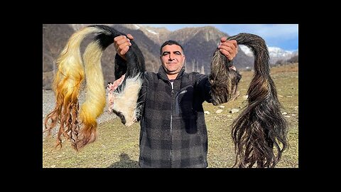 Cooking COW TAILS and Keep Building the House | Faraway Village Family