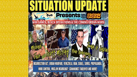 Juan O Savin. Michael Jaco. David Rodriguez ~ Situation Update 1/20/26 ~ War Games , Black Ops & The Coming Urban Wars