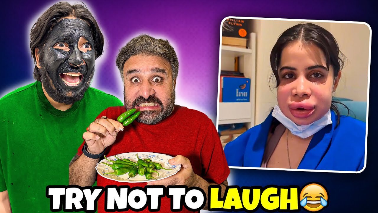 Try Not to Laugh Challenge | Extreme Spicy Chili Pepper Punishment!