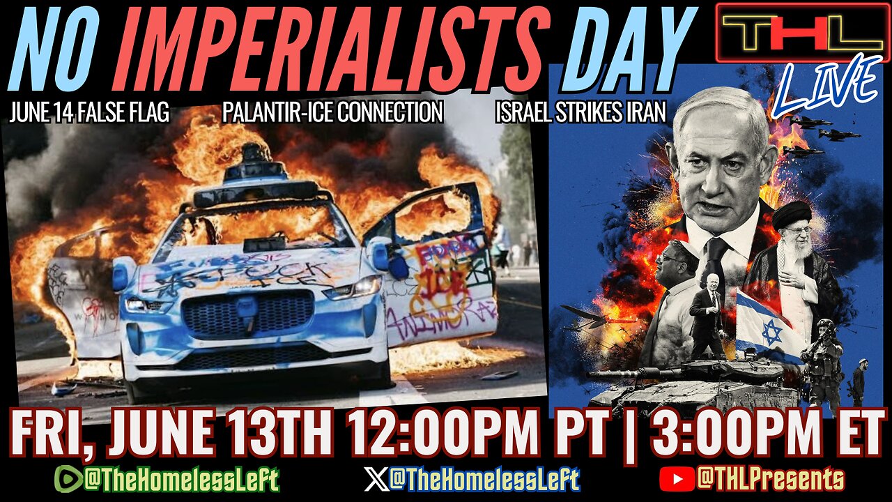 Israel STRIKES Iran, 'No Kings' Psyop Coming June 14 w DON DeBAR, Cyber Attack Likely SHUTS DOWN Multiple Indie Media Podcasts, Palantir-ICE Connection w CRAIG PASTA | THL Ep 113 FULL