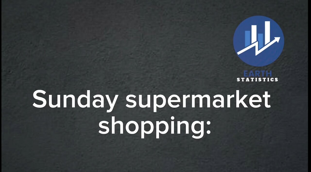 Sunday supermarket shopping...