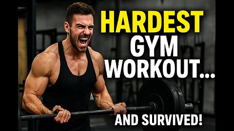 I Tried the HARDEST Gym Workout on the Internet… and SURVIVED!