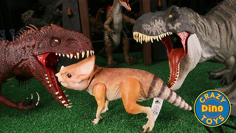 New Jurassic World Rebirth Dolores Aquilops Puppetronics Unboxed Dinosaur Toys Mattel 67