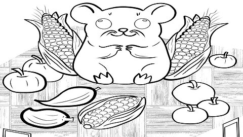 I Coloring for a fantastic kawaii rat coloring book for age 8 to 18 part 2