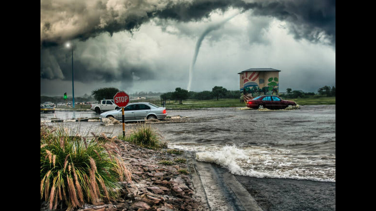 Once in a 1000 yr flood in AR. Tornados live watch.
