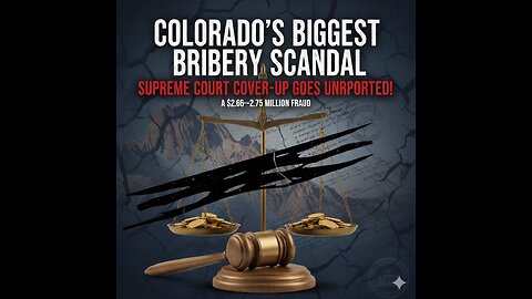 Colorado’s Biggest Bribery Scandal – Supreme Court Cover-Up Goes Unreported!