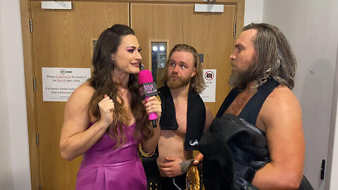 Nina Samuels tries to get Moustache Mountain for an exclusive: April 21, 2022 @wwefree ​