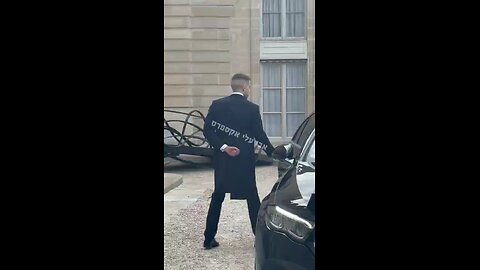 A senior ISIS member in a suit enter the French presidential palace. Al-Julani and President Macron.