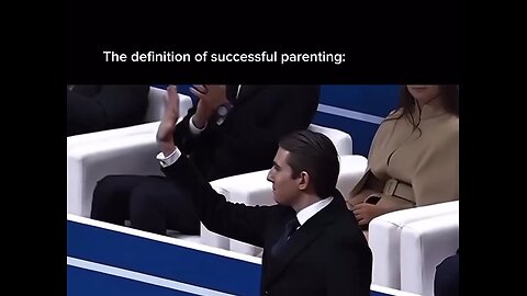 his pops be smiling and looking extremely proud.