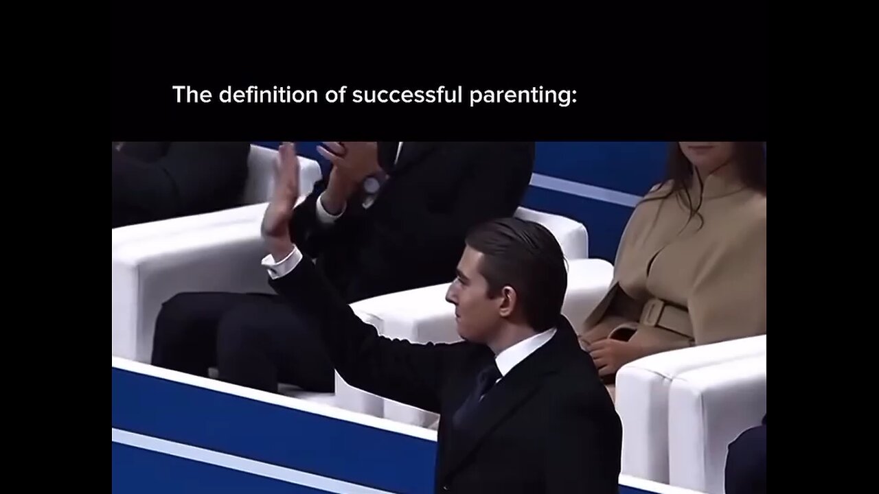 his pops be smiling and looking extremely proud.