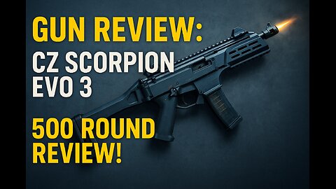 Gun Review: CZ Scorpion Evo 3 500 Round Review!