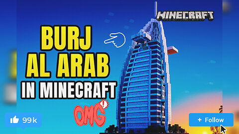 Burj Al Arab in Minecraft