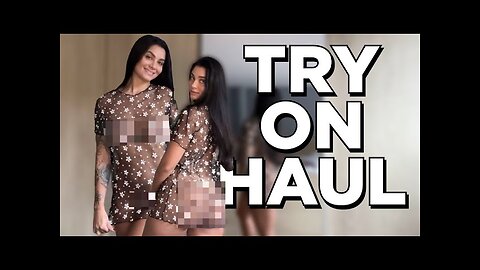 ROCKING A BLACK DAISY PRINT DRESS | TRY ON HAUL