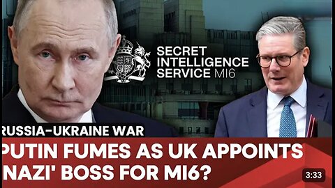 UK's Intelligence Agency MI6 Appoints 'Nazi Bloodline' Boss, Russia Fumes Over The Decision