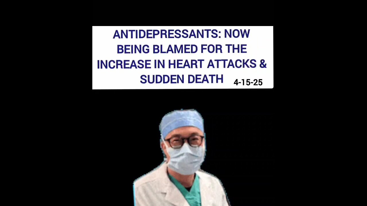 ANTIDEPRESSANTS CAUSING EXCESS DEATHS?
