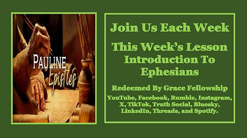 The Pauline Epistles - Introduction To Ephesians