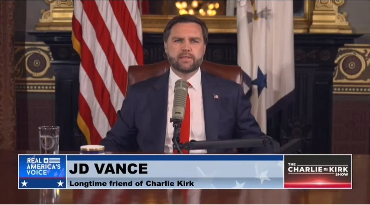 JD Vance Opens The Charlie Kirk Show: Kirk Was A Visionary