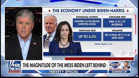Hannity: Trump Inherited Almost Unthinkable Disaster from Biden’s Failures