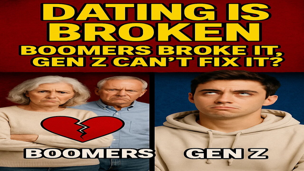 Dating (Marriage) is Broken: Boomers Broke It, Gen Z Can't Fix It?