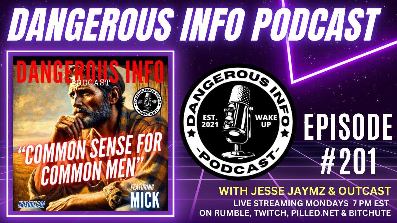 201 "Common Sense for Common Men" ft. Mick, RFK Jr smear campaign, active denial systems, currents