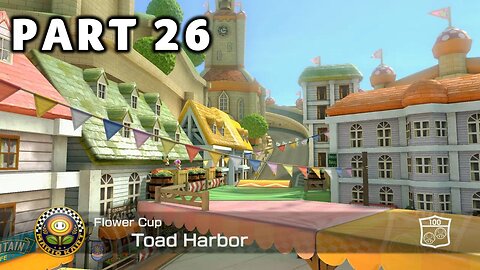 Mario Kart 8 Deluxe Grand Prix Mode - Part 26 - Flower Cup 100cc | Switch | No Commentary