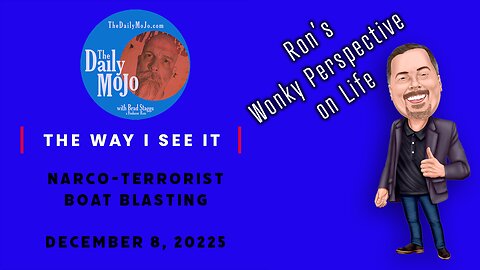 Narco-Terrorist Boat Blasting - Ron's Wonky Perspective on Life