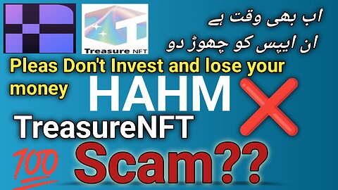 HAHM & Treasure NFT Earning App review | Kia HAHM & TreasureNFT Scam Hein??