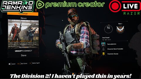 The Division 2! I haven't played this in forever! Trying out the DLC!