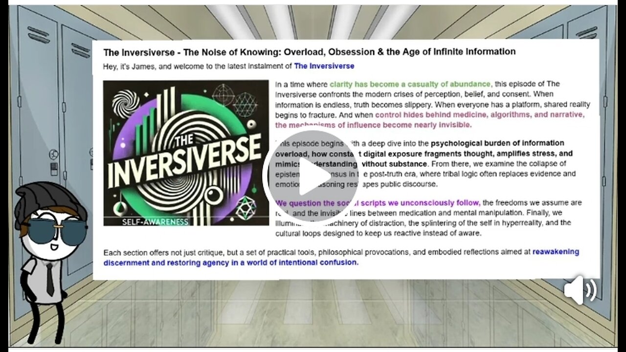 The Inversiverse-Episode-16-The Noise of Knowing: Overload,Obsession & Age of Infinite Infromation