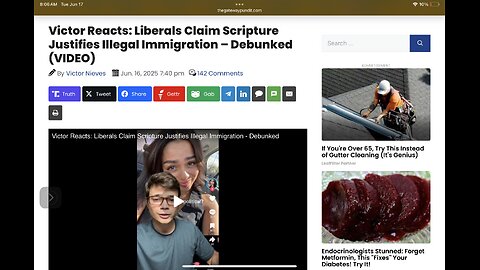 Victor Reacts: Liberals Claim Scripture Justifies Illegal Immigration – Debunked (VIDEO)