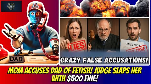 Mom ACCUSES Dad of Fetish! Judge SLAPS Her With $500 Fine!