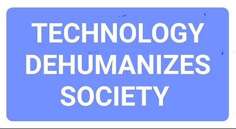 DYSTOPIA IS DEHUMANIZING
