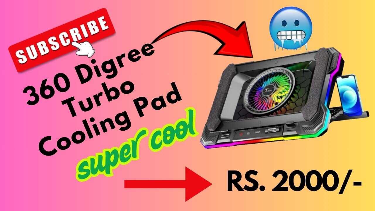 "Techie's Beast Cooling Pad Unboxing 🔥 | Laptop Ke Heat Ka The End! 💻❄️"