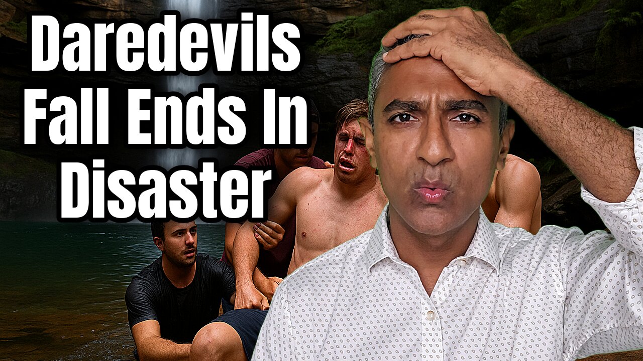 Aussie Daredevil’s 42.5m ‘Death Dive’ From Waterfall Ends in Disaster With Skull Fracture