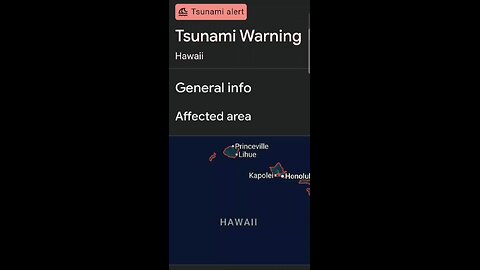 Hawaii +California #Tsunami ⚠️ #EARTHQUAKE 🙏🏽