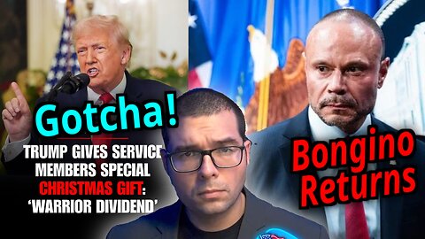 Bongino is coming back and Trump tricked the media. Warrior bonus.TC 12/18/25