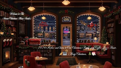 Our Christmas Book Store Café, Best Music, Merry Christmas,