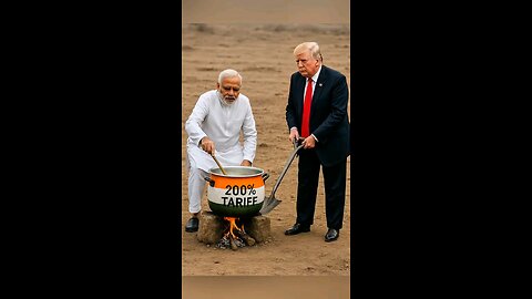 Trump & Modi Cooking Up 200% Tariff Soup! 🤣