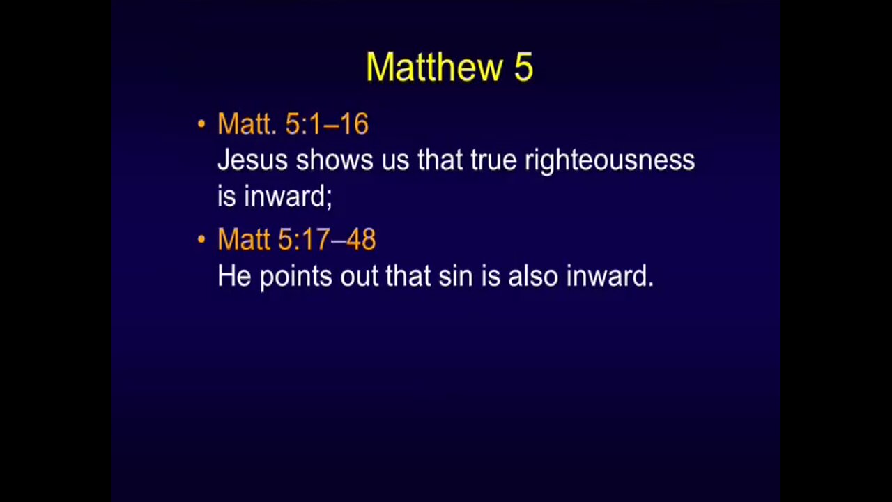 Matthew Session 4