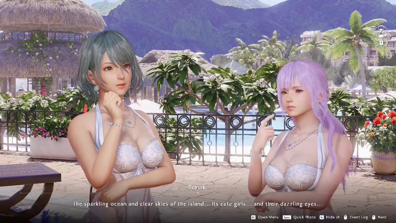 tamaki route complete story all dialogue/cutscenes Venus Vacation PRISM DEAD OR ALIVE Xtreme
