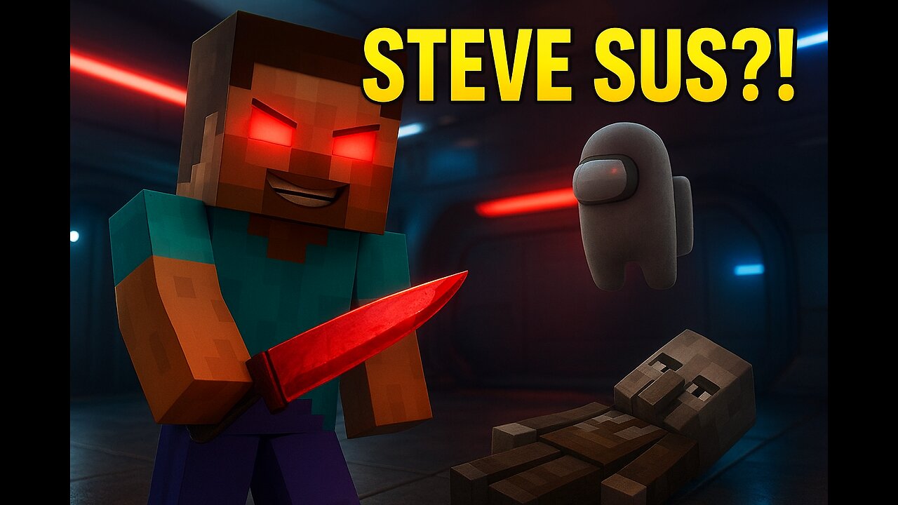 Steve The SUS Impostor 🤯 | Minecraft × Among Us Funny Animation