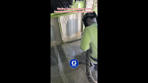 Starting Spray Foam Insulation inside a Shipping Container