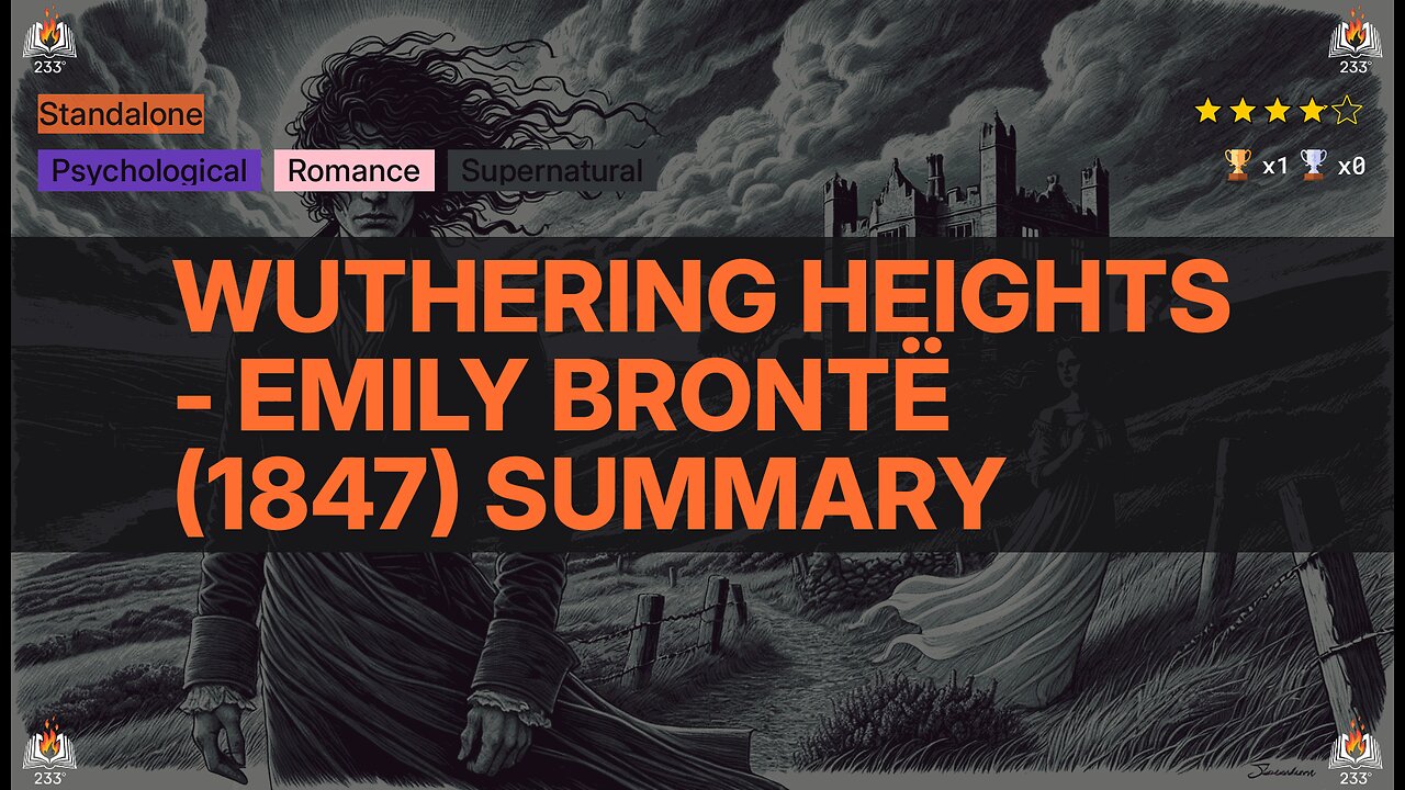 Wuthering Heights - Emily Brontë (1847) Summary